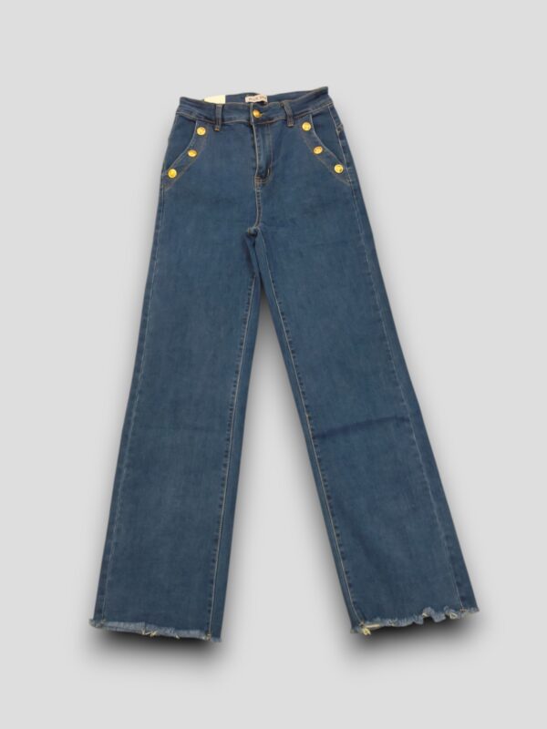 Jeans Botones Dorados